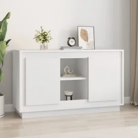 Weißes Sperrholz-Sideboard 102x35x60 cm von vidaXL, Sideboards - Ref: Foro24-831877, Preis: 98,16 €, Rabatt: %