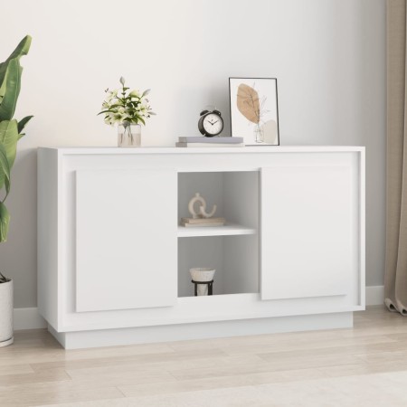 Weißes Sperrholz-Sideboard 102x35x60 cm von vidaXL, Sideboards - Ref: Foro24-831877, Preis: 99,33 €, Rabatt: %