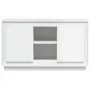 Aparador de madera contrachapada blanco 102x35x60 cm de vidaXL, Aparadores - Ref: Foro24-831877, Precio: 97,62 €, Descuento: %