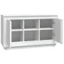 Aparador de madera contrachapada blanco 102x35x60 cm de vidaXL, Aparadores - Ref: Foro24-831877, Precio: 97,62 €, Descuento: %