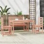 Juego de comedor para jardín 4 pzas madera maciza abeto Douglas de vidaXL, Conjuntos de jardín - Ref: Foro24-3154700, Precio:...