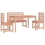 Juego de comedor para jardín 4 pzas madera maciza abeto Douglas de vidaXL, Conjuntos de jardín - Ref: Foro24-3154700, Precio:...