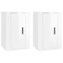 Wall-mounted TV furniture 2 units glossy white 40x34.5x60 cm by vidaXL, TV Furniture - Ref: Foro24-816661, Price: 49,22 €, Di...