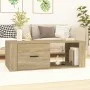 Couchtisch aus Sonoma-Eichensperrholz, 100 x 50,5 x 35 cm von vidaXL, Couchtisch - Ref: Foro24-816539, Preis: 65,81 €, Rabatt: %