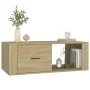 Couchtisch aus Sonoma-Eichensperrholz, 100 x 50,5 x 35 cm von vidaXL, Couchtisch - Ref: Foro24-816539, Preis: 65,81 €, Rabatt: %