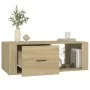 Couchtisch aus Sonoma-Eichensperrholz, 100 x 50,5 x 35 cm von vidaXL, Couchtisch - Ref: Foro24-816539, Preis: 65,81 €, Rabatt: %