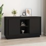 Aparador de madera contrachapada negro 102x35x60 cm de vidaXL, Aparadores - Ref: Foro24-831878, Precio: 92,48 €, Descuento: %