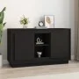 Schwarzes Sperrholz-Sideboard 102x35x60 cm von vidaXL, Sideboards - Ref: Foro24-831878, Preis: 96,44 €, Rabatt: %