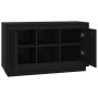 Aparador de madera contrachapada negro 102x35x60 cm de vidaXL, Aparadores - Ref: Foro24-831878, Precio: 92,48 €, Descuento: %
