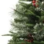 Christmas tree with LED and pine cones green PVC and PE 150 cm by vidaXL, Christmas trees - Ref: Foro24-344288, Price: 89,90 ...