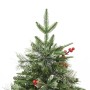 Christmas tree with LED and pine cones green PVC and PE 150 cm by vidaXL, Christmas trees - Ref: Foro24-344288, Price: 91,00 ...