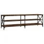 Smoked oak plywood TV cabinet 160x40x50 cm by vidaXL, TV Furniture - Ref: Foro24-826731, Price: 83,31 €, Discount: %