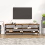 Mueble de TV madera contrachapada roble ahumado 160x40x50 cm de vidaXL, Muebles TV - Ref: Foro24-826731, Precio: 83,68 €, Des...
