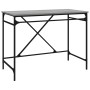 Sonoma grauer Sperrholz-Eisen-Schreibtisch 100x50x75 cm von vidaXL, Schreibtische - Ref: Foro24-826722, Preis: 113,41 €, Raba...