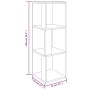 Eckmöbel Sperrholz Räuchereiche 33x33x100 cm von vidaXL, Schließfächer und Lagerschränke - Ref: Foro24-825828, Preis: 45,71 €...