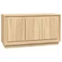 Sideboard aus Sonoma-Eichensperrholz, 102 x 35 x 55 cm von vidaXL, Sideboards - Ref: Foro24-831888, Preis: 102,00 €, Rabatt: %