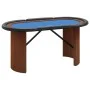 Mesa de póquer para 10 jugadores azul 160x80x75 cm de vidaXL, Mesas de juego y de póquer - Ref: Foro24-80409, Precio: 177,86 ...