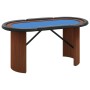 Pokertisch für 10 Spieler blau 160x80x75 cm von vidaXL, Spiel- und Pokertische - Ref: Foro24-80409, Preis: 181,12 €, Rabatt: %