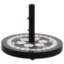 Base de sombrilla redonda negro y blanco 12 kg de vidaXL, Bases para sombrillas - Ref: Foro24-362223, Precio: 77,63 €, Descue...