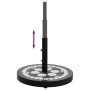 Schwarz-weißer runder Schirmständer 12 kg von vidaXL, Schirmständer - Ref: Foro24-362223, Preis: 79,06 €, Rabatt: %
