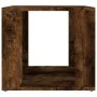 Nachttisch aus geräuchertem Eichensperrholz, 41 x 40 x 36 cm von vidaXL, Nachttische - Ref: Foro24-816549, Preis: 30,56 €, Ra...