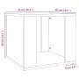 Nachttisch aus geräuchertem Eichensperrholz, 41 x 40 x 36 cm von vidaXL, Nachttische - Ref: Foro24-816549, Preis: 30,56 €, Ra...