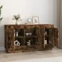 Sideboard aus geräuchertem Eichensperrholz, 102 x 35 x 55 cm von vidaXL, Sideboards - Ref: Foro24-831890, Preis: 95,60 €, Rab...