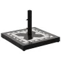 Black and white square umbrella base 12 kg by vidaXL, Umbrella bases - Ref: Foro24-362224, Price: 73,01 €, Discount: %
