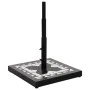 Black and white square umbrella base 12 kg by vidaXL, Umbrella bases - Ref: Foro24-362224, Price: 73,01 €, Discount: %