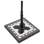 Schwarz-weißer quadratischer Schirmständer, 12 kg von vidaXL, Schirmständer - Ref: Foro24-362224, Preis: 73,01 €, Rabatt: %