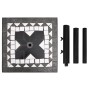 Base de sombrilla cuadrada negro y blanco 12 kg de vidaXL, Bases para sombrillas - Ref: Foro24-362224, Precio: 73,74 €, Descu...