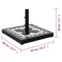 Black and white square umbrella base 12 kg by vidaXL, Umbrella bases - Ref: Foro24-362224, Price: 73,01 €, Discount: %