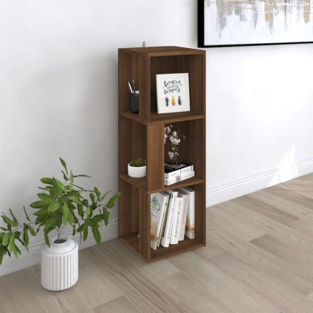 Oak brown plywood corner furniture 33x33x100 cm by vidaXL, Lockers and storage cabinets - Ref: Foro24-825830, Price: 48,25 €,...