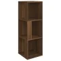 Mueble esquina madera contrachapada marrón roble 33x33x100 cm de vidaXL, Taquillas y armarios de almacenamiento - Ref: Foro24...