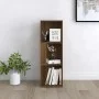 Mueble esquina madera contrachapada marrón roble 33x33x100 cm de vidaXL, Taquillas y armarios de almacenamiento - Ref: Foro24...
