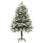 Christmas tree with LED and pine cones green PVC and PE 150 cm by vidaXL, Christmas trees - Ref: Foro24-344296, Price: 80,05 ...