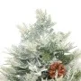 Christmas tree with LED and pine cones green PVC and PE 150 cm by vidaXL, Christmas trees - Ref: Foro24-344296, Price: 80,05 ...