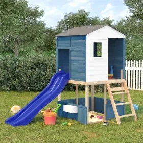 Massives Spielplatz im Freien aus Fichtenholz von vidaXL, Schaukeln und Spielgeräte - Ref: Foro24-3145013, Preis: 635,59 €, R...