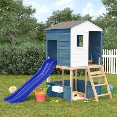 Massives Spielplatz im Freien aus Fichtenholz von vidaXL, Schaukeln und Spielgeräte - Ref: Foro24-3145013, Preis: 635,59 €, R...