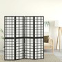 Folding screen with 4 panels black Japanese style 160x170 cm by vidaXL, Room dividers - Ref: Foro24-352080, Price: 153,90 €, ...