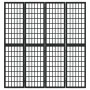 Folding screen with 4 panels black Japanese style 160x170 cm by vidaXL, Room dividers - Ref: Foro24-352080, Price: 151,15 €, ...