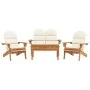 Adirondack Gartenmöbel-Set 4-teilig aus Akazienholz von vidaXL, Gartensets - Ref: Foro24-3152131, Preis: 559,44 €, Rabatt: %
