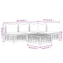 Gartenmöbel-Set 5-teilig, Kissen anthrazit, PE-Rattan von vidaXL, Outdoor-Sofas - Ref: Foro24-3186733, Preis: 367,37 €, Rabat...