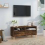 TV-Möbel Sperrholz Räuchereiche 100x34,5x44,5cm von vidaXL, TV-Möbel - Ref: Foro24-831898, Preis: 67,08 €, Rabatt: %