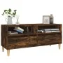 TV-Möbel Sperrholz Räuchereiche 100x34,5x44,5cm von vidaXL, TV-Möbel - Ref: Foro24-831898, Preis: 66,22 €, Rabatt: %