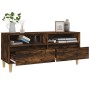 TV-Möbel Sperrholz Räuchereiche 100x34,5x44,5cm von vidaXL, TV-Möbel - Ref: Foro24-831898, Preis: 67,08 €, Rabatt: %