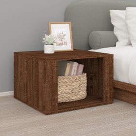 Nachttisch aus Sperrholz braune Eiche 57x55x36 cm von vidaXL, Nachttische - Ref: Foro24-816559, Preis: 36,36 €, Rabatt: %