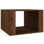 Mesita de noche madera contrachapada marrón roble 57x55x36 cm de vidaXL, Mesitas de noche - Ref: Foro24-816559, Precio: 35,96...