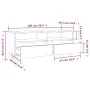 TV-Möbel Sperrholz Räuchereiche 100x34,5x44,5cm von vidaXL, TV-Möbel - Ref: Foro24-831898, Preis: 66,22 €, Rabatt: %