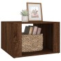 Mesita de noche madera contrachapada marrón roble 57x55x36 cm de vidaXL, Mesitas de noche - Ref: Foro24-816559, Precio: 36,36...